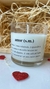 Vela Aromática 150g Com palavra Amor Dia dos namorados