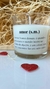 Imagem do Vela Aromática 150g Com palavra Amor Dia dos namorados