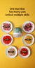 Espremedor de Alho Elétrico Alimento Mini Picador de Legumes Chili Meat Gengibr na internet