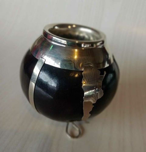 Mate con Alpaca - Diseño y Base de Metal