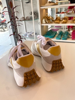 Tenis de Couro Branco Ocri - loja online