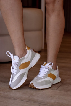 Tenis de Couro Branco Ocri - comprar online