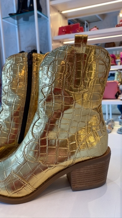 Bota Western Dourada - comprar online