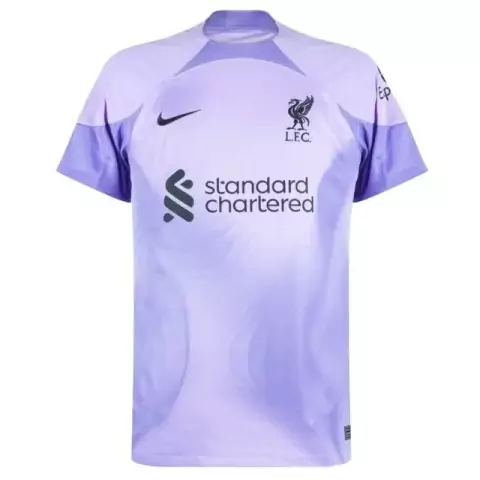 Camisa Liverpool Goleiro 22/23 Torcedor Nike Masculina - Lilás