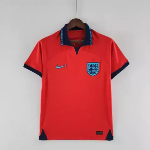 Camisa Inglaterra Away 22/23 Torcedor Nike Masculina - Vermelho