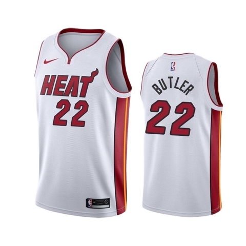 Regata Miami Heat Jimmy Butler #22 Nike Swingman - Branco