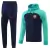 Conjunto de Moletom Barcelona 2023/24 Azul e Verde