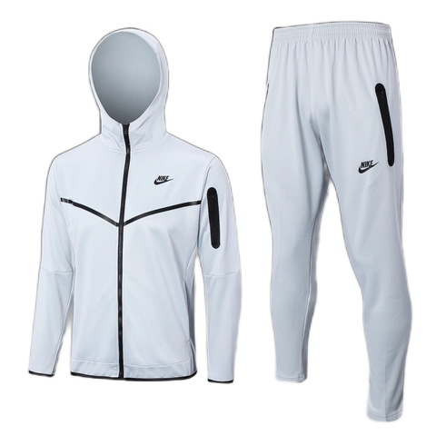 Conjunto de Moletom Nike Sportswear Tech Fleece Cinza