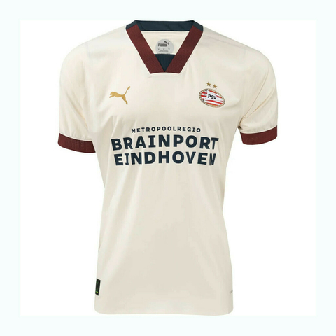 Camisa PSV II 23/24 Creme - Puma - Masculino Torcedor