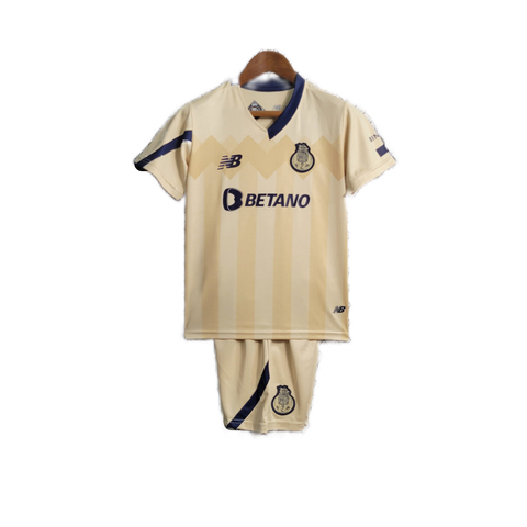 Kit Infantil FC Porto Away 23/24 - Amarelo