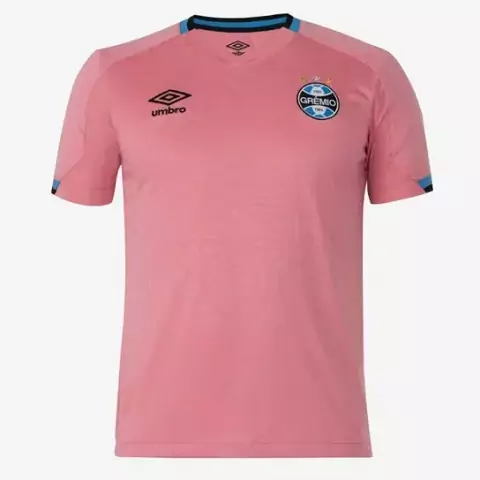 Camisa Grêmio Outubro Rosa 22/23 Torcedor Umbro Masculina - Rosa