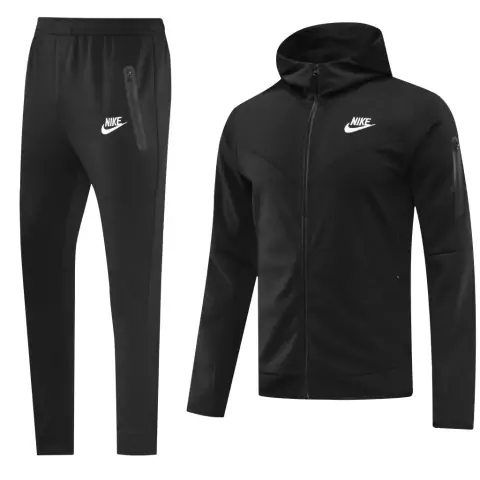 Conjunto de Moletom Nike Sportswear Tech Fleece Preto (bordado)
