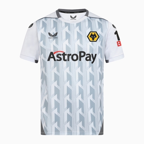 Camisa Wolves III 23/24 Cinza - Castore - Masculino Torcedor