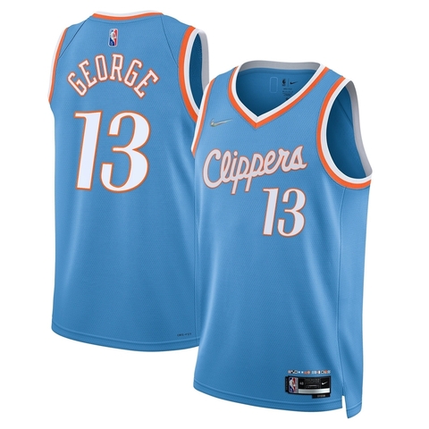 Regata Los Angeles Clippers Paul George #13 NIke 2022 - Azul Claro