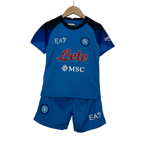 Kit Infantil Napoli Home 23/24 - Azul