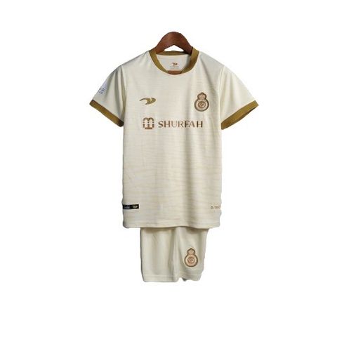 Kit Infantil Al Nassr Third 22/23 - Bege