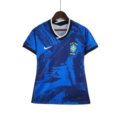 Camisa Brasil Concept 22/23 Torcedor Nike Feminina - Azul