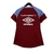 Camisa Fluminense Pré-Jogo 23/24 Feminino - Torcedora Umbro - Grená + Azul - comprar online