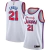 Regata NBA Philadelphia 76ers Joel Embiid #21 Nike - Branco