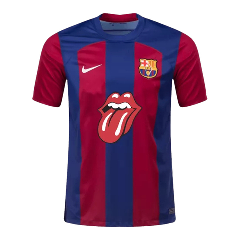 Camisa Barcelona I 23/24 Edition Rolling Stones - Nike - Masculino Torcedor
