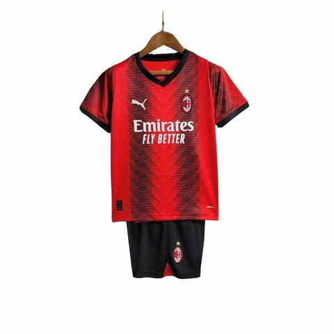 Kit Infantil Milan Home 23/24 Puma - Vermelho
