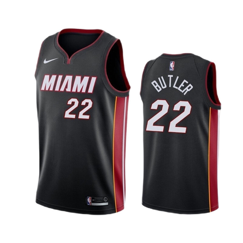Regata Miami Heat Jimmy Butler #22 Nike Swingman - Preto