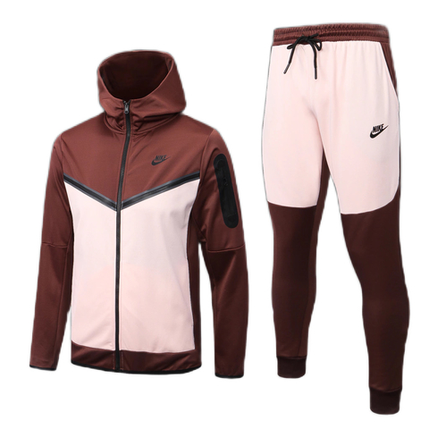 Conjunto de Moletom Nike Sportswear Tech Fleece Marrom