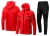 Conjunto de Moletom Nike Sportswear Tech Fleece Vermelho