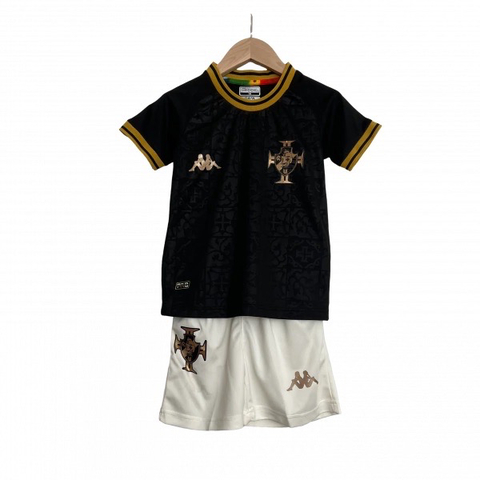 Kit Infantil Vasco da Gama III 22/23 Kappa - Preto