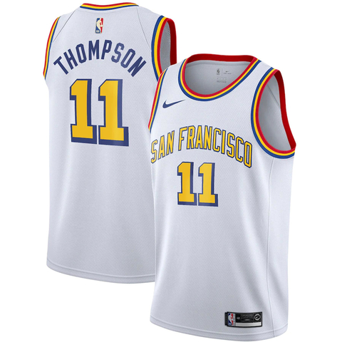 Regata Golden State Warriors Klay Thompson #11 Nike Swingman - Branco