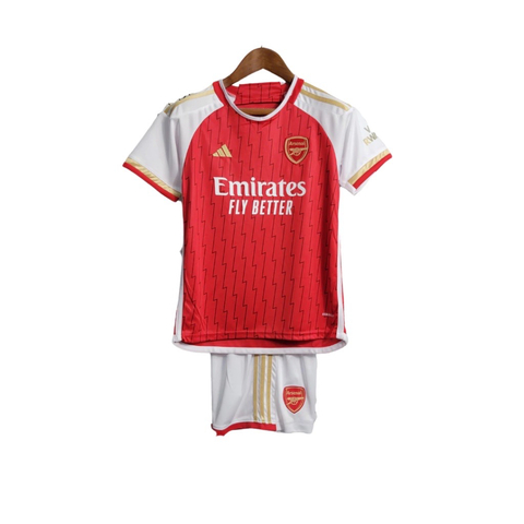 Kit Infantil Arsenal Home 23/24 Adidas - Vermelho