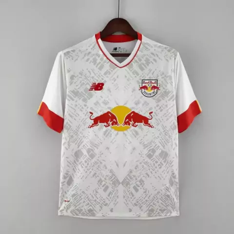 Camisa Red Bull Bragantino I 22/23 Torcedor New Balance Masculina - Branca