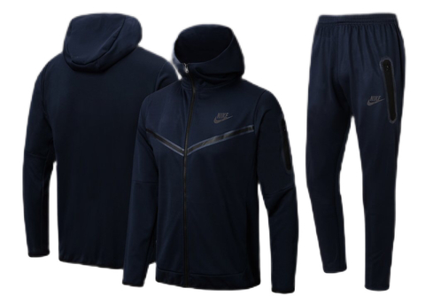 Conjunto de Moletom Nike Sportswear Tech Fleece Azul
