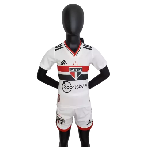 Kit Infantil São Paulo I 22/23 Adidas - Branco