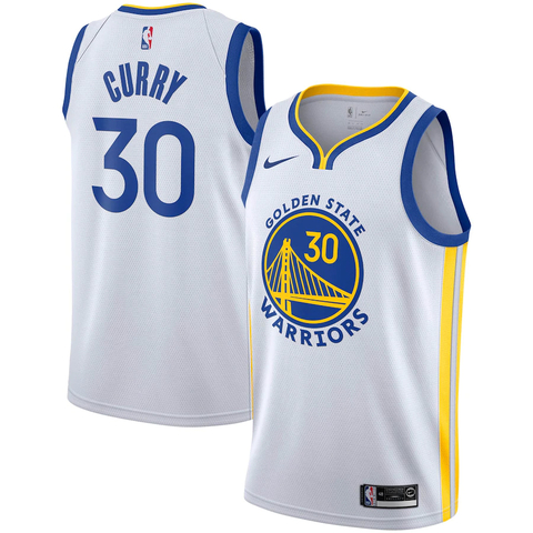 Regata Golden State Warriors Stephen Curry #30 Nike Swingman - Branco