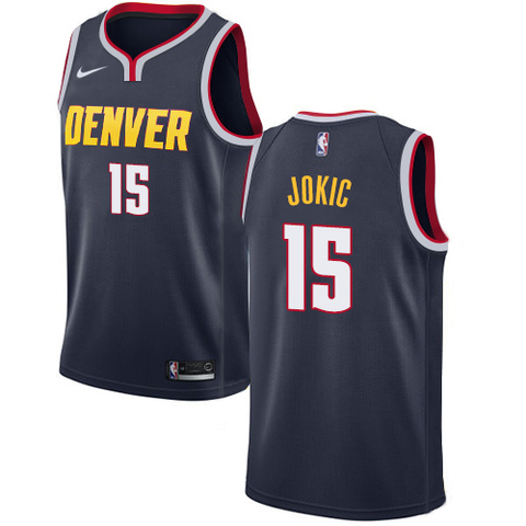 Regata Denver Nuggets Jokic #15 Nike Swingman - Azul