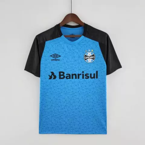 Camisa Grêmio Treino 22/23 Torcedor Umbro Masculina - Azul