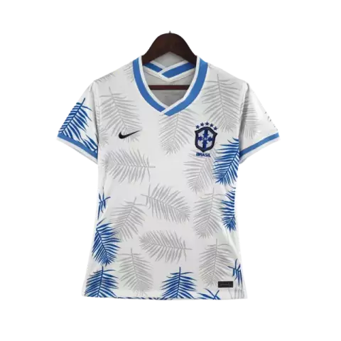 Camisa Brasil Concept 22/23 Torcedor Nike Feminina - Branco