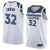 Regata NBA Minnesota Timberwolves Towws #32 Nike - Branco