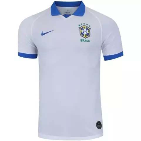 Camisa Seleção Brasileira Copa América 19/20 Torcedor Nike Masculina - Branco