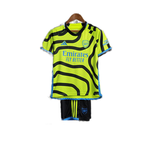 Kit Infantil Arsenal Away 23/24 Adidas - Amarelo