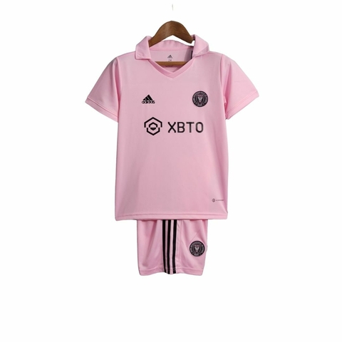 Kit Infantil Inter MIami Home 23/24 Adidas - Rosa
