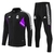 Conjunto de Jaqueta+Calça Real Madrid Preto e Roxo 2022/23