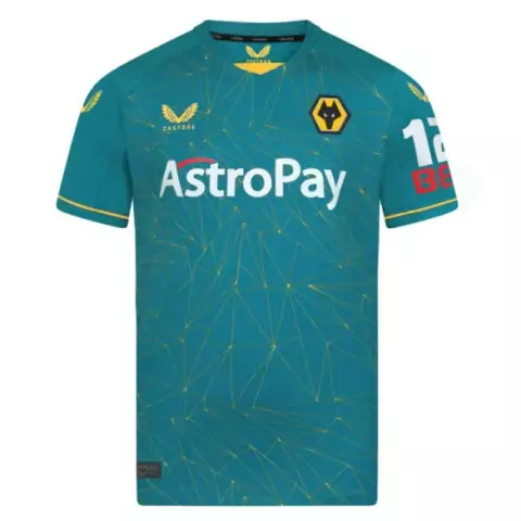 Camisa Wolverhampton Away 22/23 Torcedor Castore Masculina - Verde
