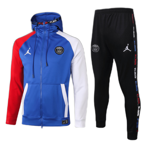 Conjunto PSG Jordan Azul - Moletom - 2020/21