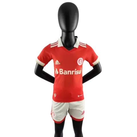 Kit Infantil Internacional I 22/23 Adidas - Vermelho