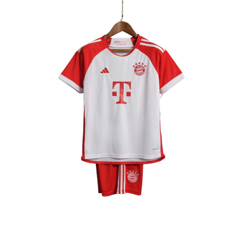 Kit Infantil Bayern de Munique Away 23/24 Adidas - Branco