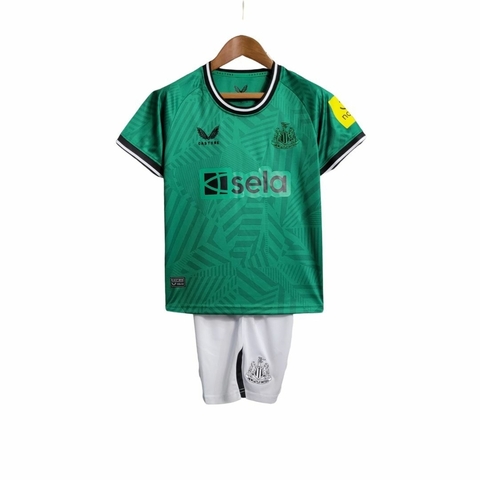 Kit Infantil Newcastle Away 23/24 Castore - Verde