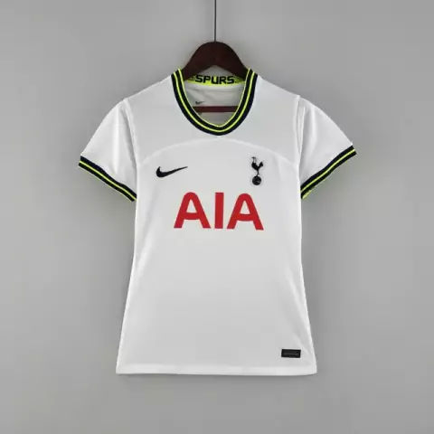 Camisa Tottenham Home 22/23 Torcedor Nike Feminina - Branca