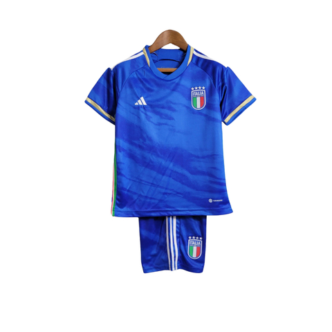 Kit Infantil ItáliaI Home 23/24 Adidas - Azul